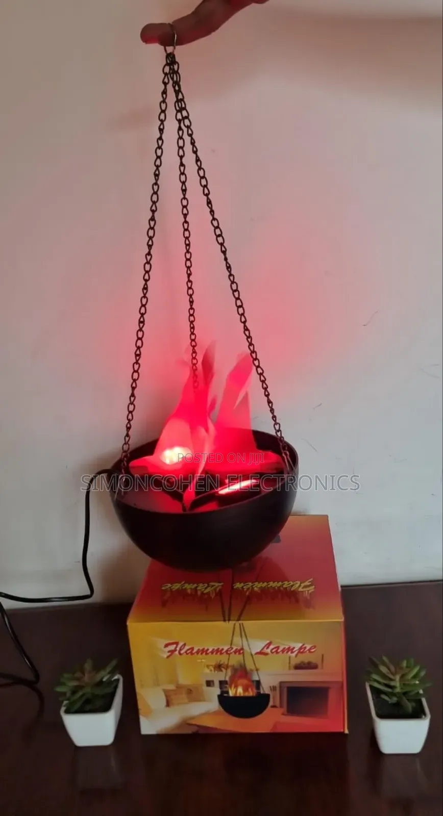 Hanging Chain Fireplace Decor Piece