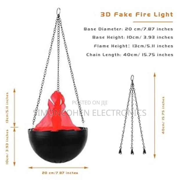 Hanging Chain Fireplace Decor Piece - thumbnail 2