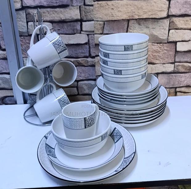 *24 PCS Stylish Opal Dinnerset