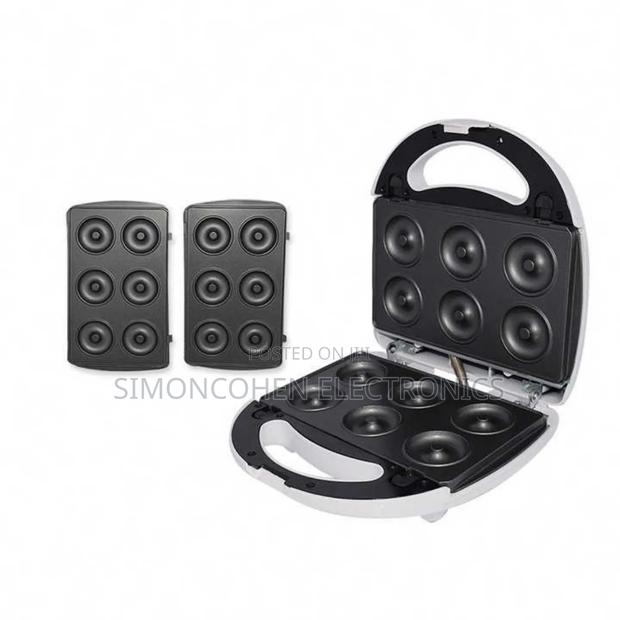Electrical Multifunction Breakfast Machine 6pc Donut Maker