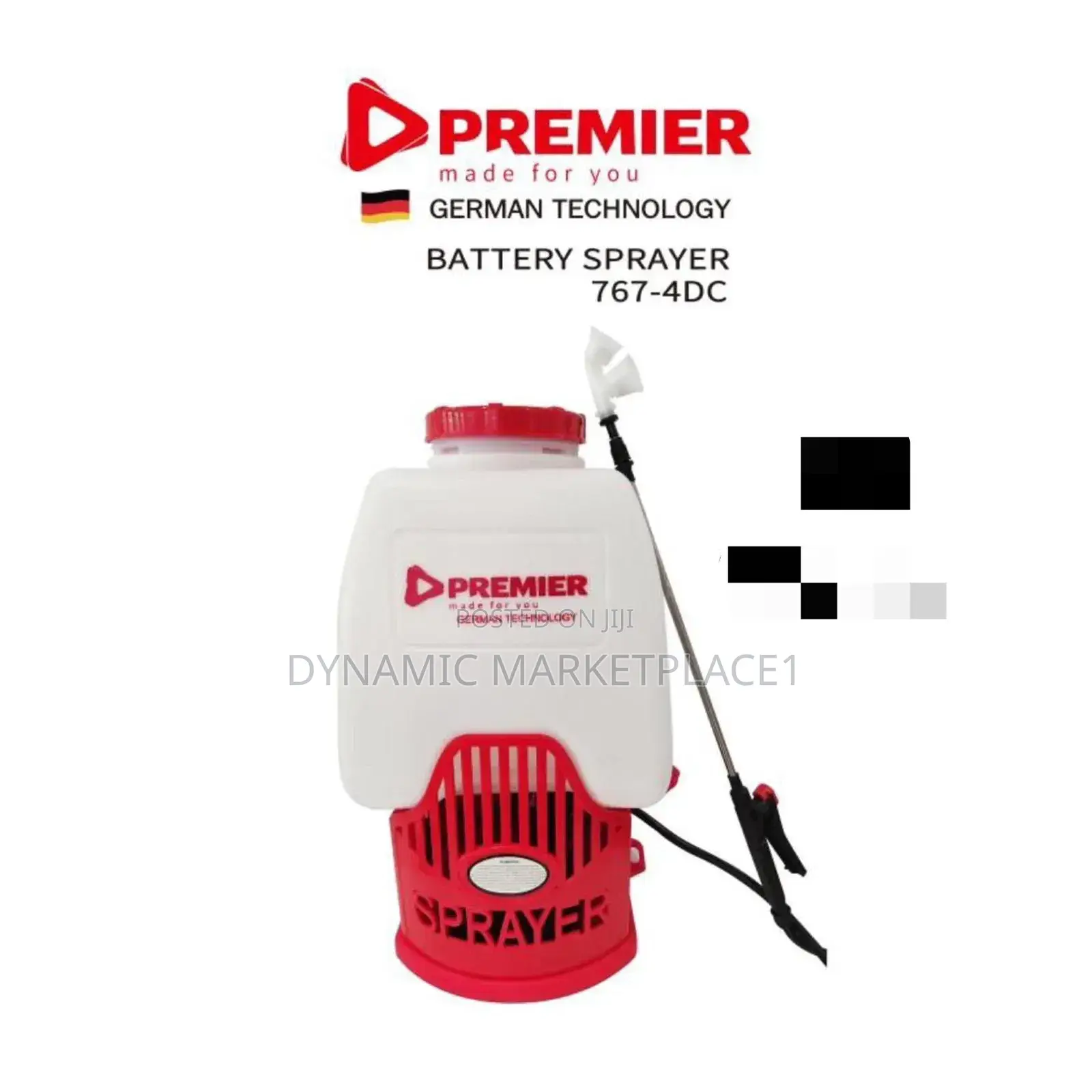 Premier 20l Battery Knapsack Sprayer