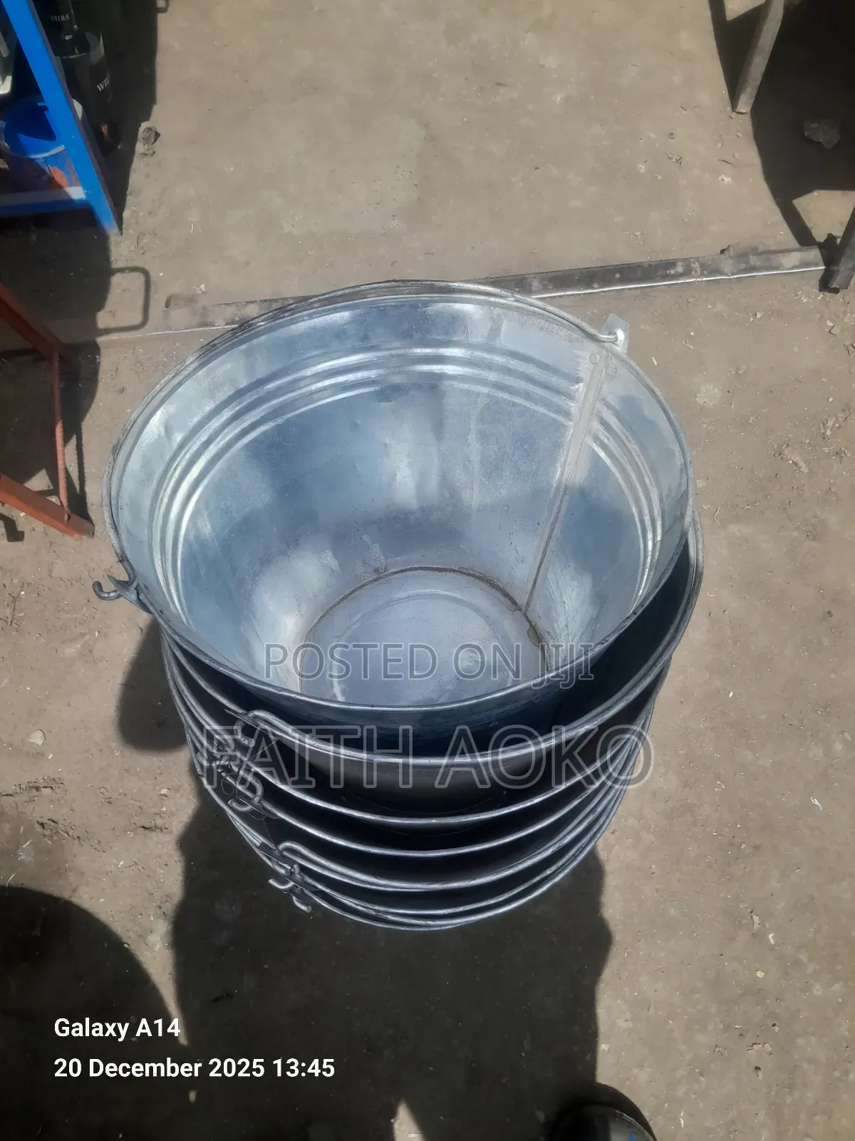 Metallic School Bucket