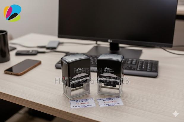 Self-Inking Rubber Stamp – Clean Reliable - main view