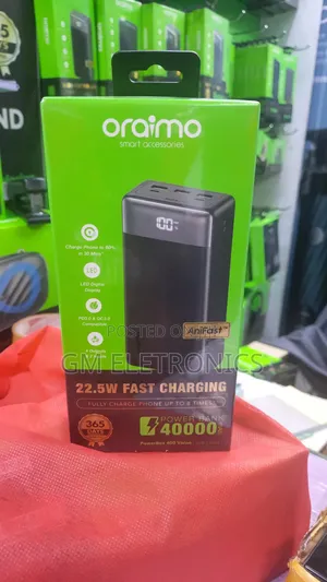 40000mah 22.5w Pd Qc Fast Charging Opb-7400q Power Bank.