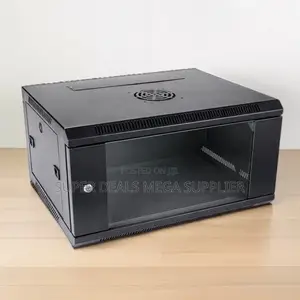 6u Wall Mounted Data Cabinet With Adjustable 19′′ Rails