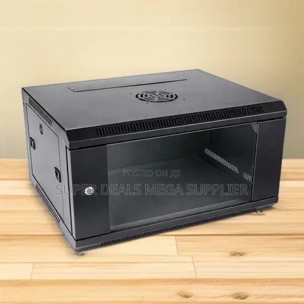 6u Network Wall Cabinet With Ventilated Side Panels