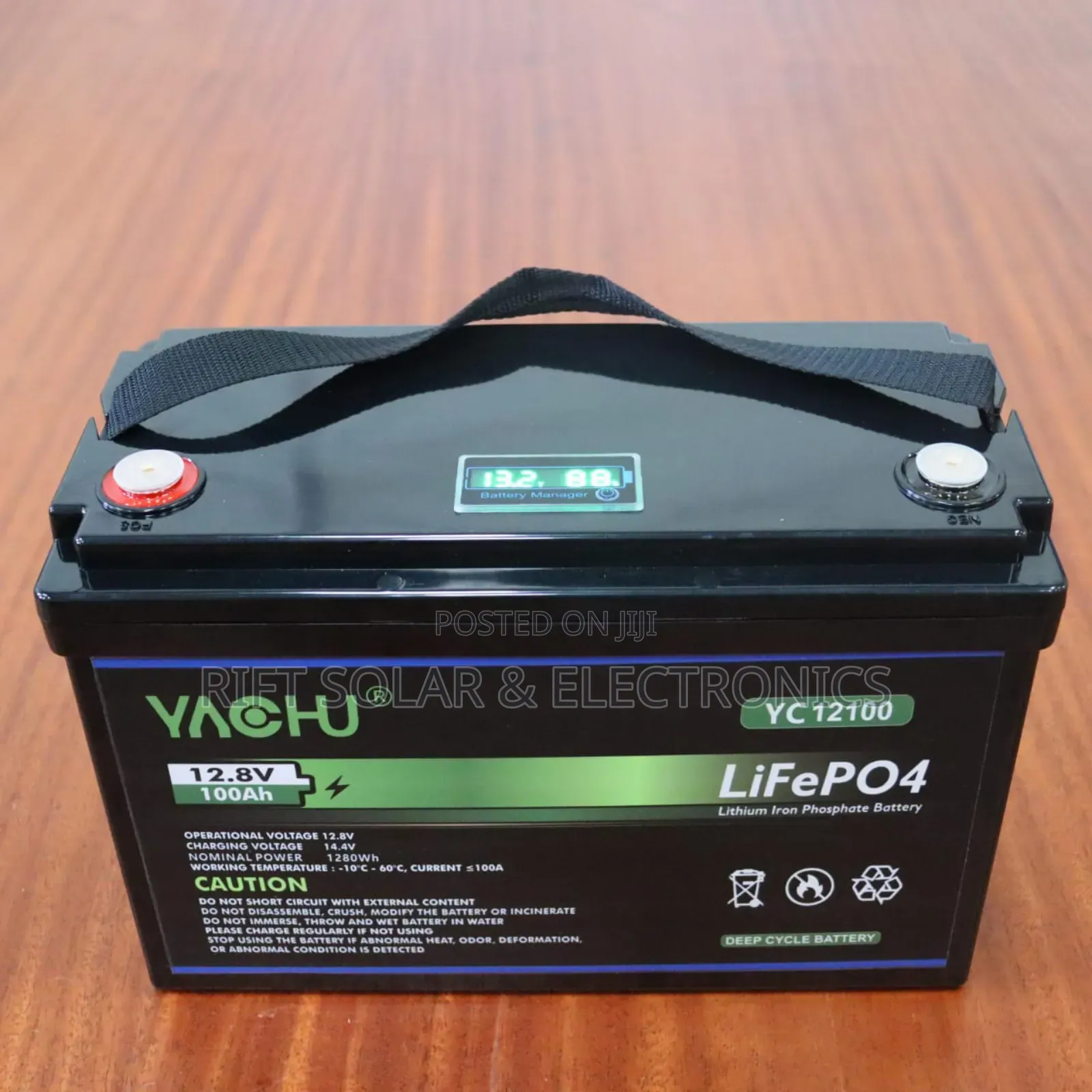 Efficient 100ah - 12 v Lithium Solar Battery Suitable for Solar System