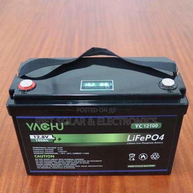 Efficient 100ah - 12 v Lithium Solar Battery Suitable for Solar System - main view
