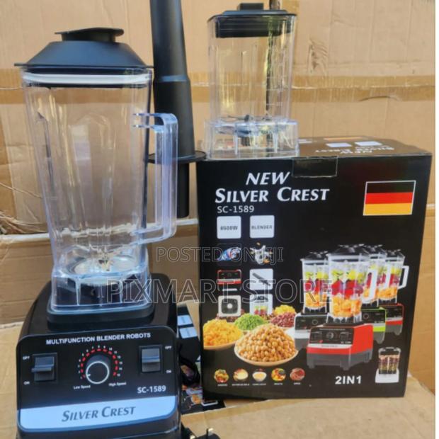 8500w Silver Crest Sc-1589 Blender Grinder – 2.5l Jug