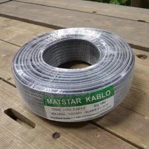 Durable 1.5mm Twin With Earth Electrical Wiring Cable Flame Retardant