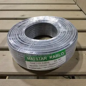 Flexible 1.5mm Twin With Earth Electrical Wiring Cable Long Lasting