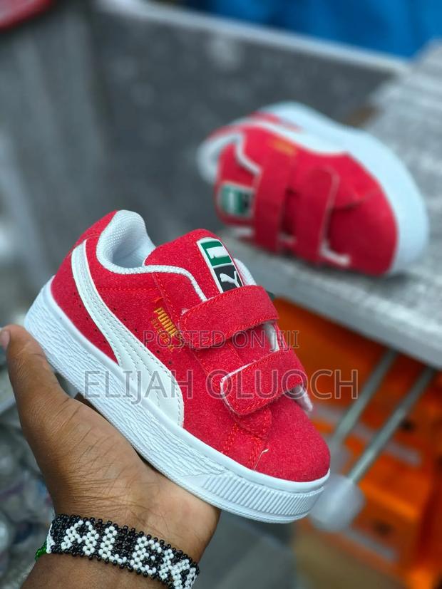 Kids Puma Sued Red - thumbnail 3