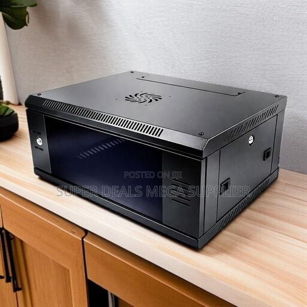 6u Wall Mount Network Cabinet With Multiple Venting Holes