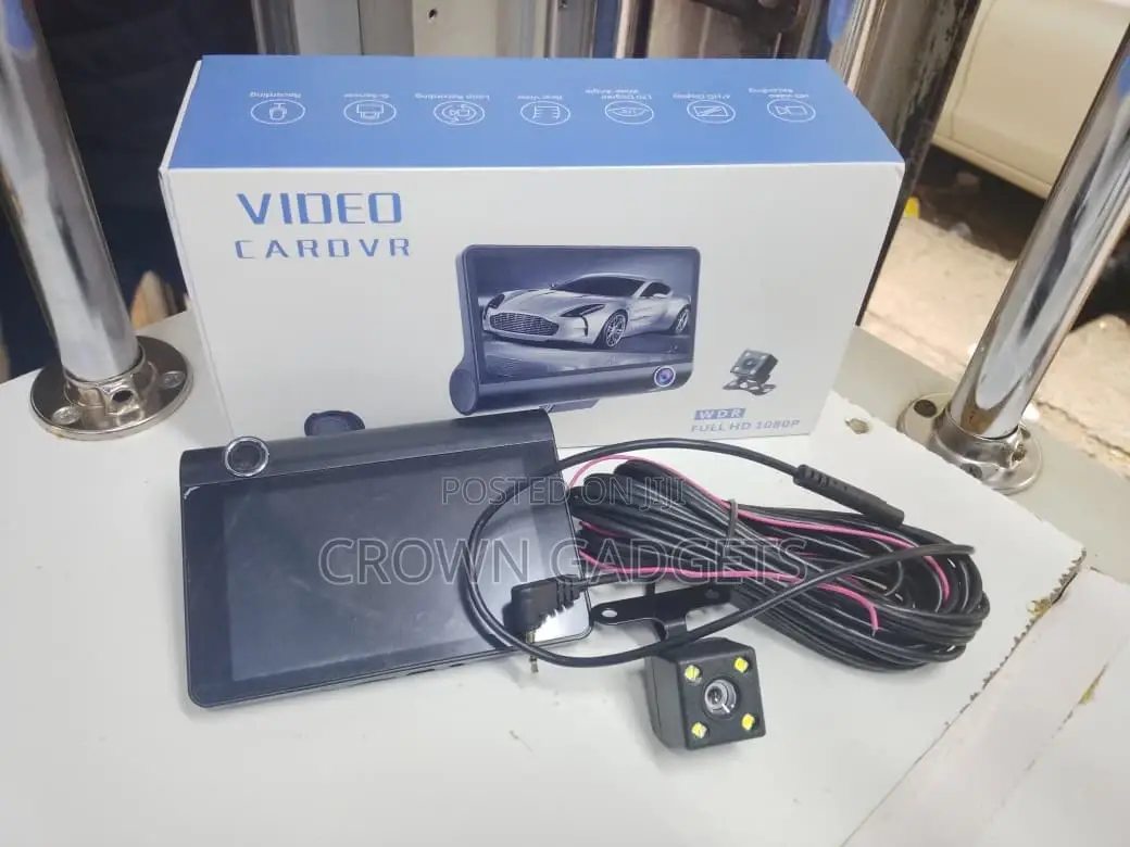 1080p Car DVR Dash Cam Recorder With Rear Camera G-Sensor