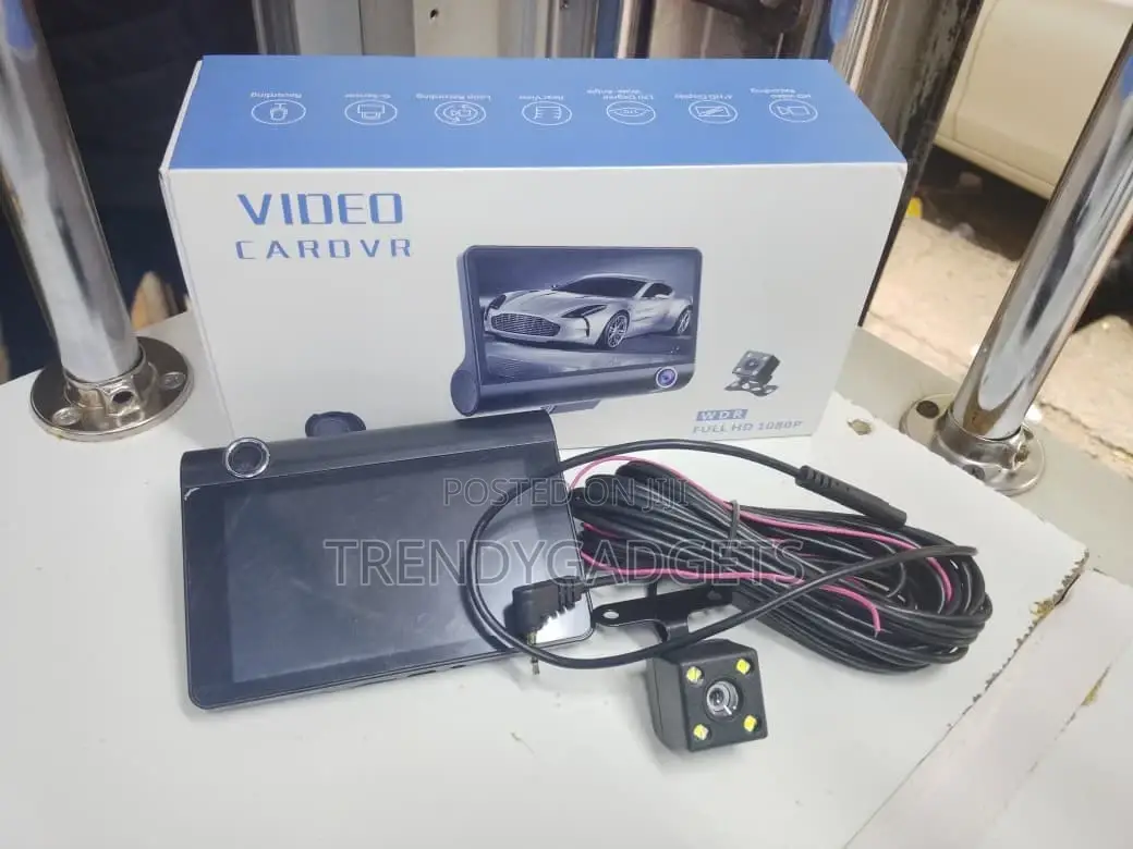 1080p Car DVR Dash Cam Recorder With Rear Camera G-Sensor