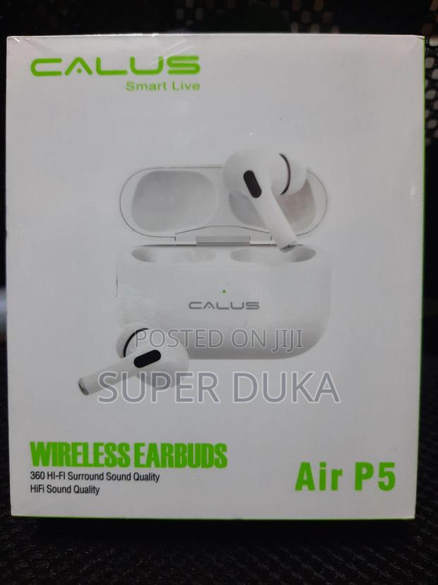 Bluetooth Calus Air P5 Pods.Ear Buds High Fidelity Noise Cancellation