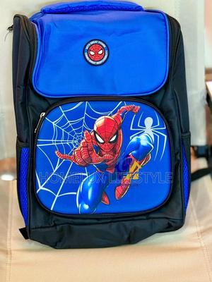 Elegant Spiderman Cartoon Themed School Bag B4q