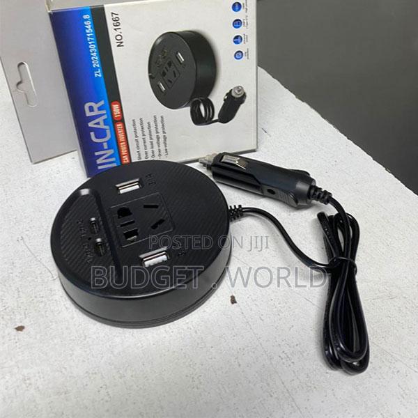 12v Dc to 110v/220v Plug Play Design 150w Car Power Inverter