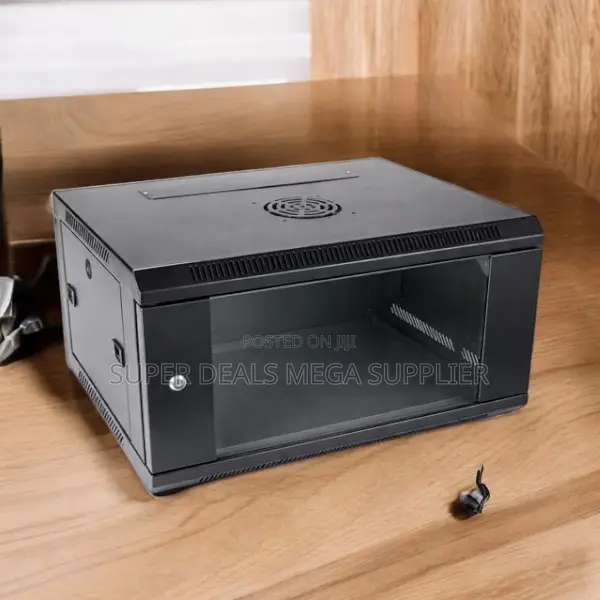 6u Wall Mount Cabinet With Lockable Reversible Door