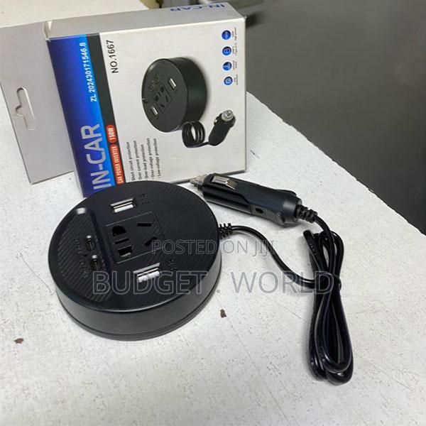 Dual Usb 150w Power Inverter Plug Adapter Outlet Converter - main view