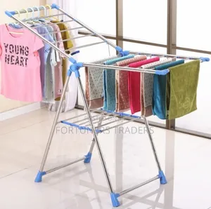 Foldable , Assembled Clothes Drying Rack