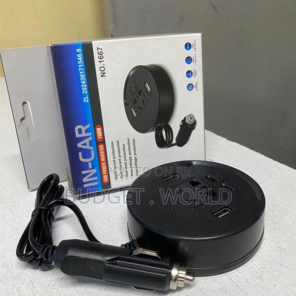 Portable Car Cigarette Plug Play 150w Power Inverter Dc 110v/220v Ac