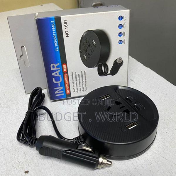 Plug Play Car’S Cigarette 4 Usb Charging Ports Display Extension