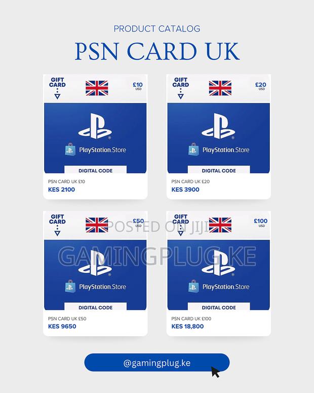 Playstation Cards Uk,Usa,Uae - main view