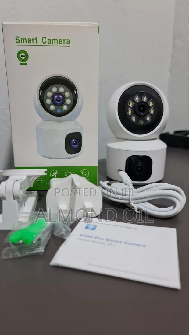 V380 Pro Smart Wifi Dual Lens Screen Security CCTV Surveillance Camera