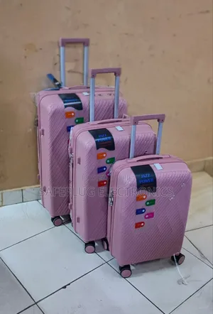 Unbreakable Suitcases | Double Compartments | Jkia-Approved Sizes"