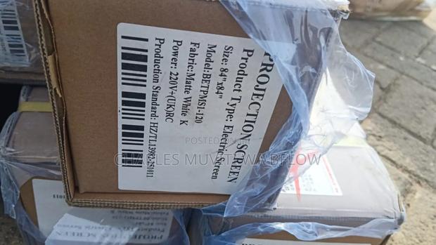 Electric Projector Screen 84"× 84" - thumbnail 2