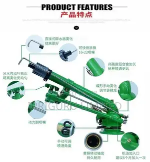 Green 360-Degree Rotating Sprinkler.
