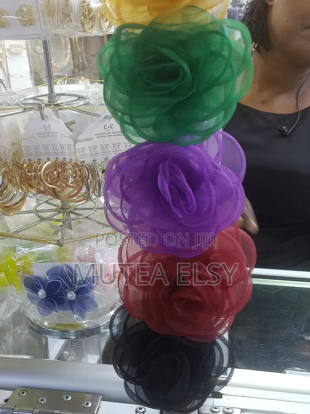 White, Black,Pink,Red,Green Yellow Micro Mini Fascinators - thumbnail 3