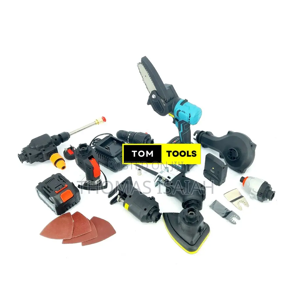 198vmax 10 in 1 Multi-Head Cordless Power Tools Combo Kit