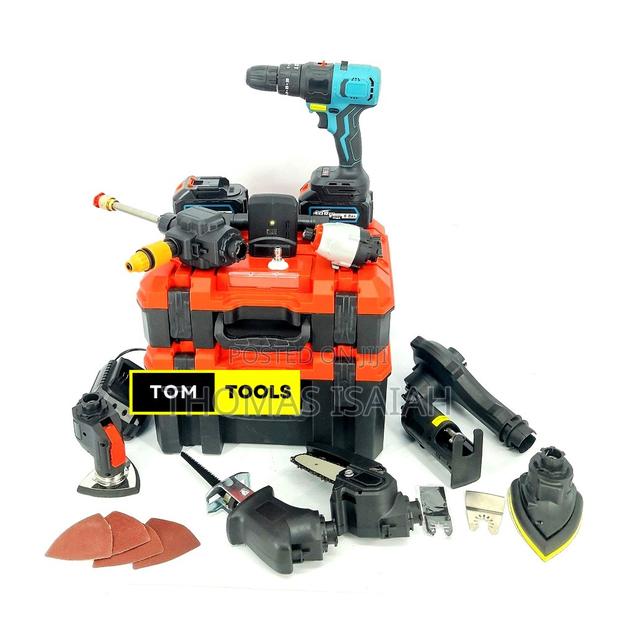 198vmax 10 in 1 Multi-Head Cordless Power Tools Combo Kit - thumbnail 2