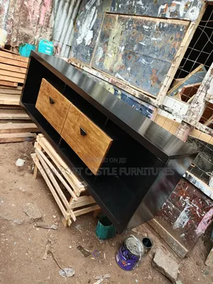 Black Customized Tv Stand