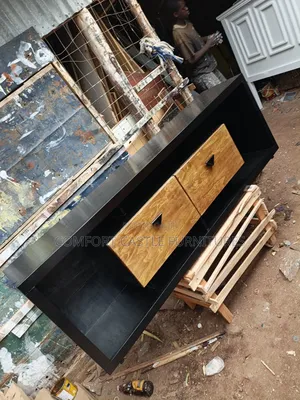 Black Customized Tv Stand