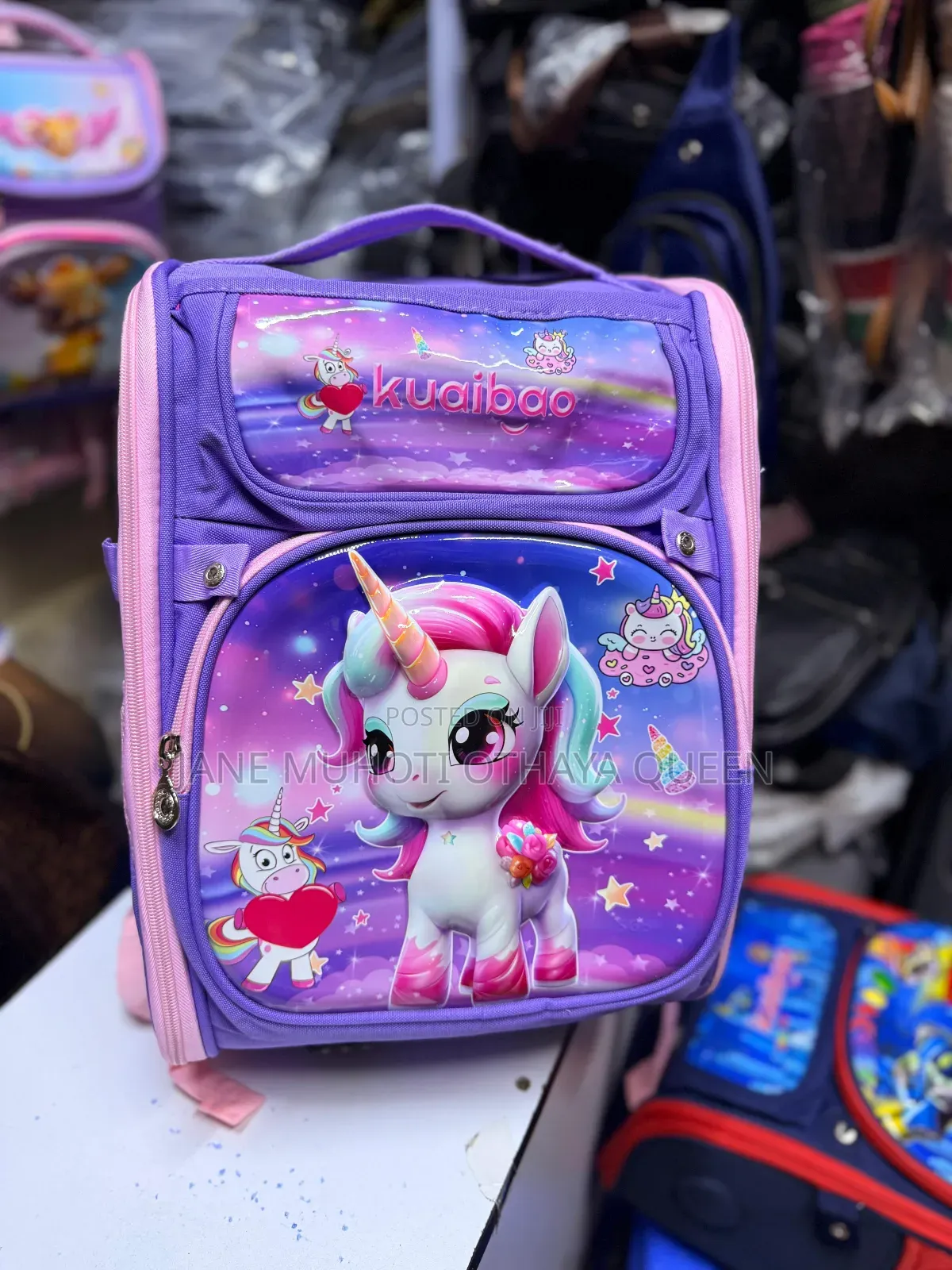 Cartoon Themed Box Bags