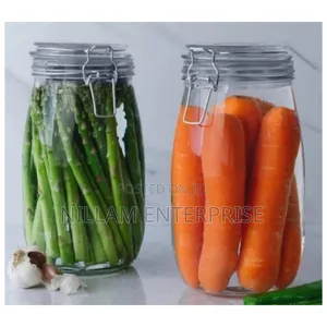 Airtight Storage Clip Top Jars 3000ml