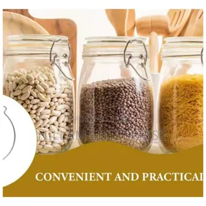 Airtight Storage Clip Top Jars 3000ml