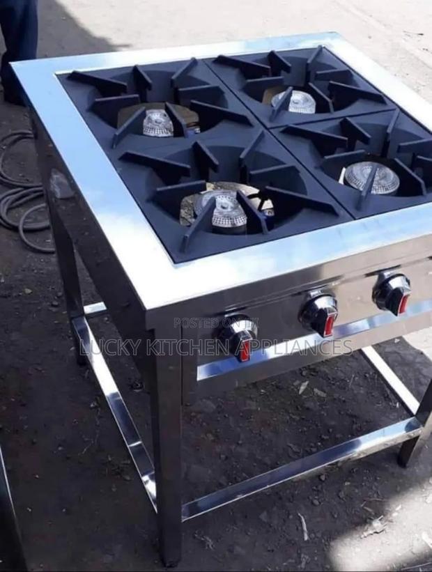High Pressure Stainless Steel Four Burner.