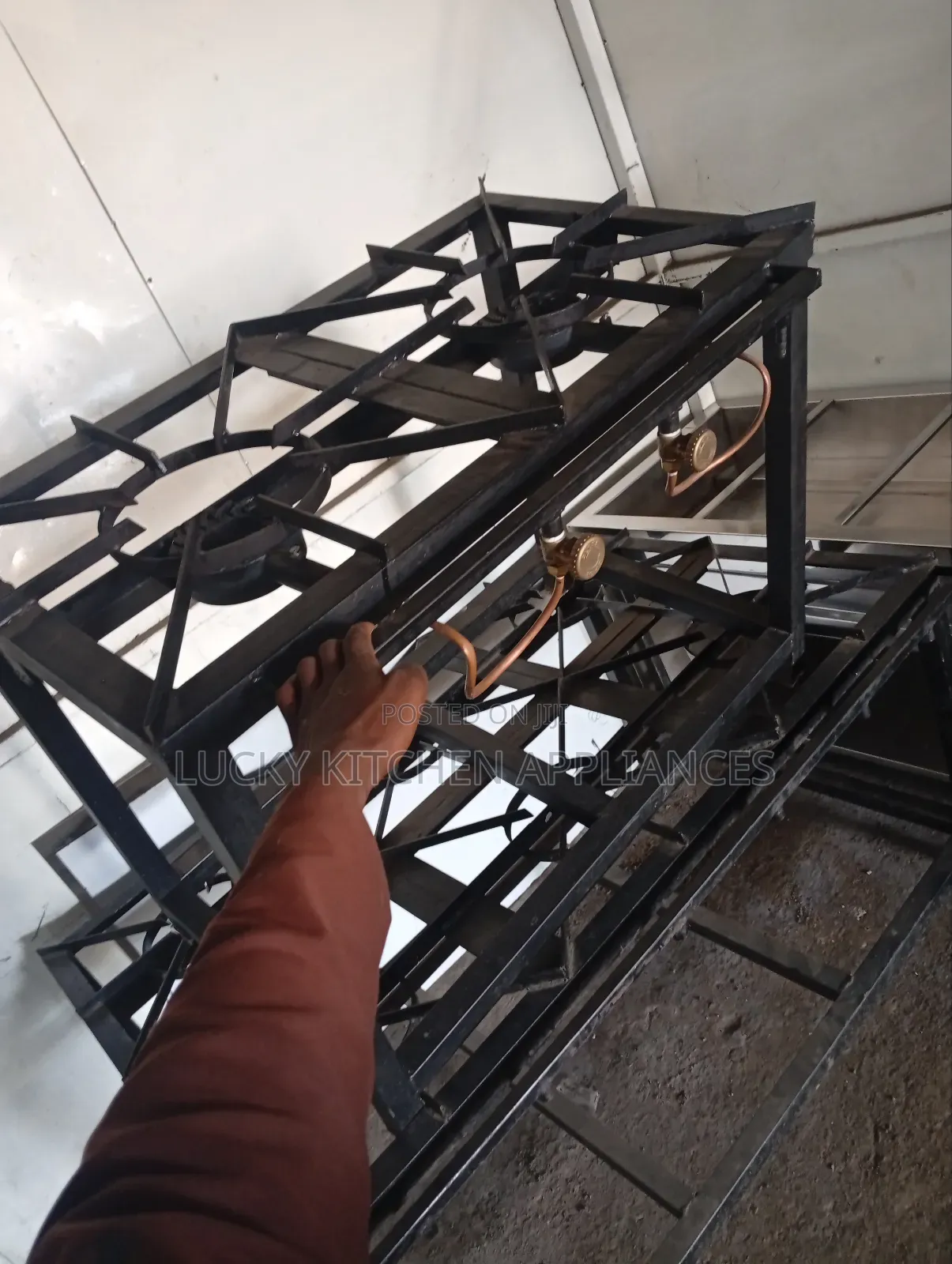 Mild Steel High Pressure Two Burner.