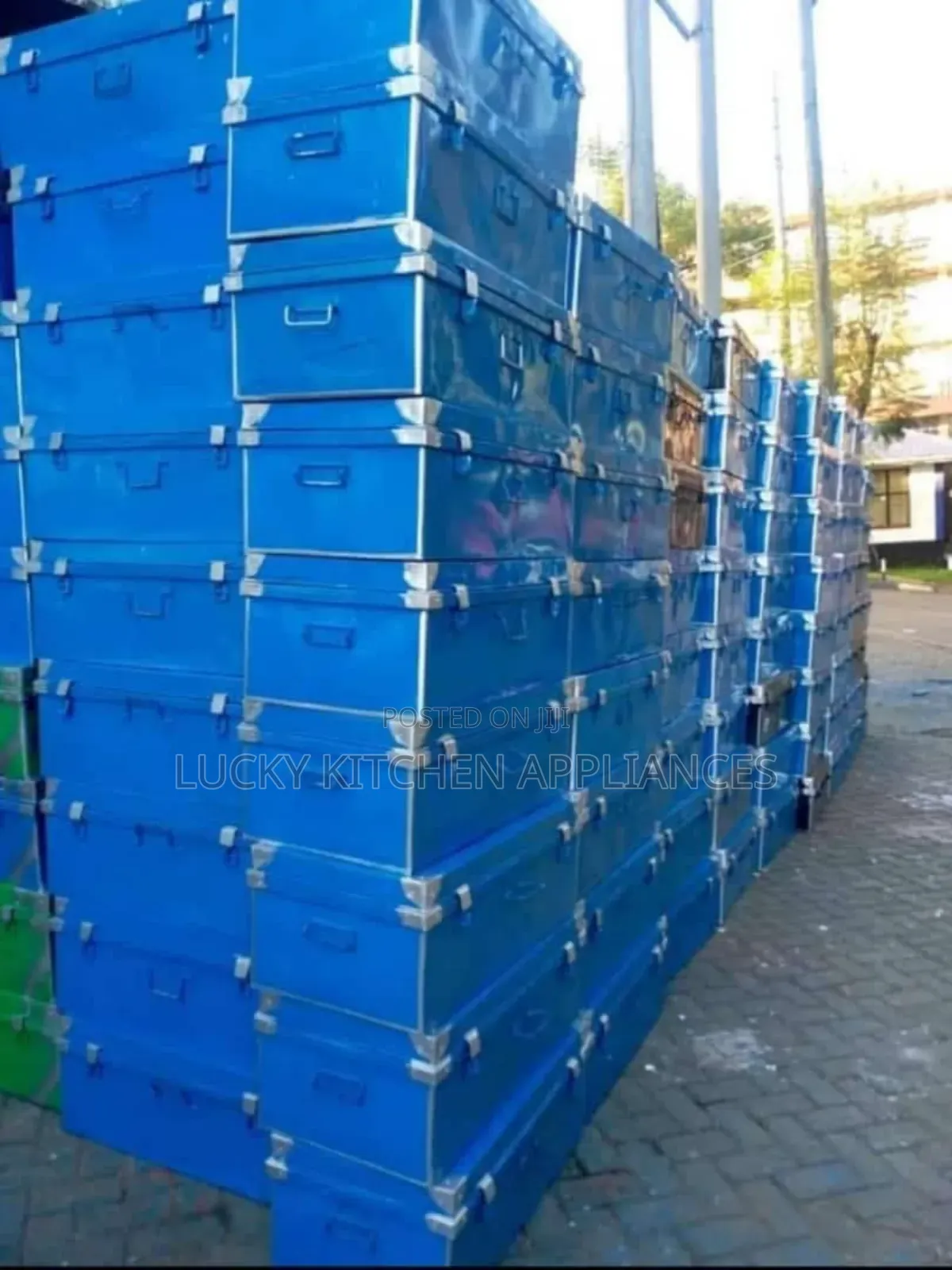 Metallic Heavy Gauge School Boxes.