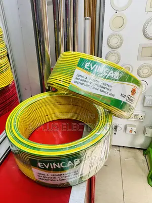 Durable Green Yellow Evincab Single Core Electrical Cable – 1.5mm 90m