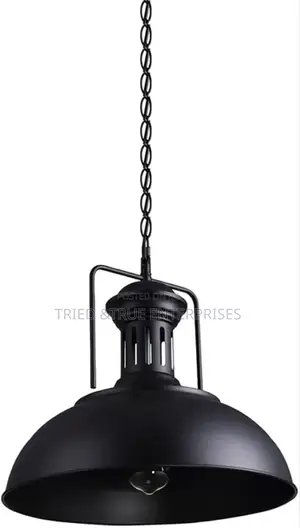 Industrial Black Metal Iron Pendant Light Fq8j