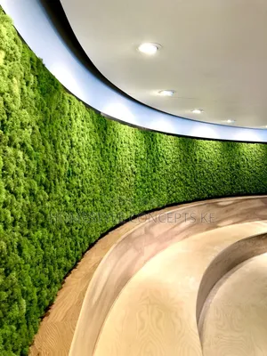 Vertical Green Flower Grass Wall Backdrops Decoration Design