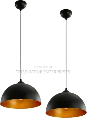 Black Unique Metal Pendant Light Hj9y