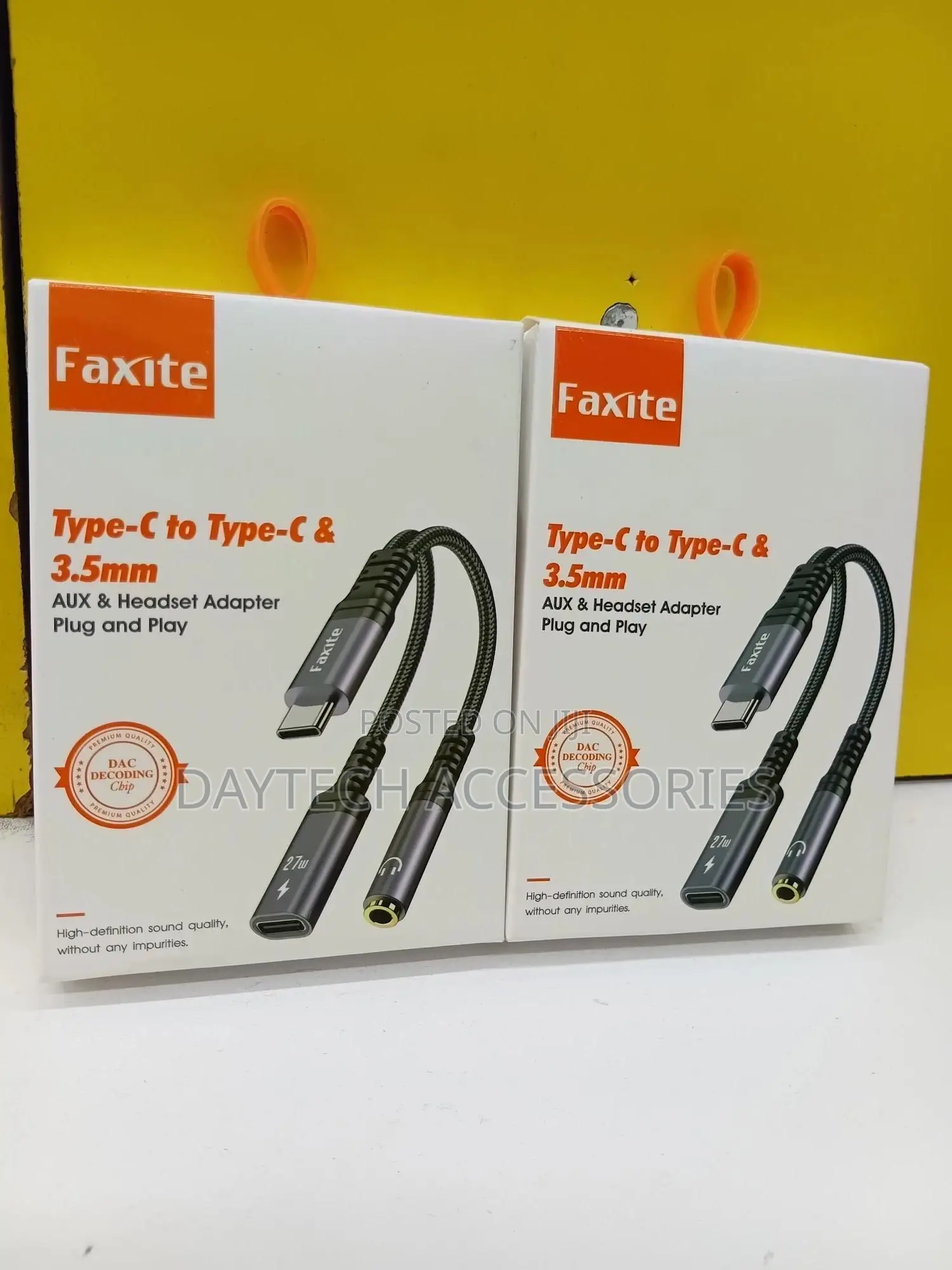 Type-C 2-in-1 Charging + Music Audio Adapter Cable