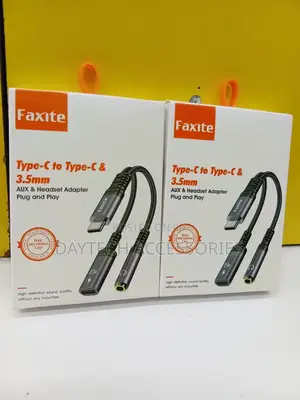 Type-C 2-in-1 Charging + Music Audio Adapter Cable