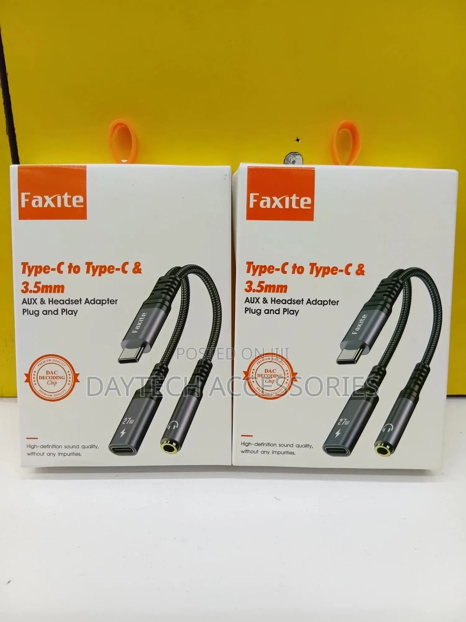 Type-C 2-in-1 Charging + Music Audio Adapter Cable